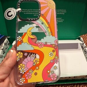 CASETiFY Flower Power Retro
Hippie Boho iPhone 15 Pro Max
Clear MagSafe Case NEW